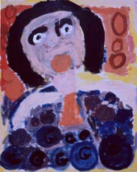 Self Portrait , acrylic, 25 x 20 Self Portrait